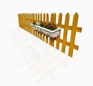Handmade Cut Shape Garden Wooden Fence