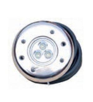 STAINLESS STEEL ROUND LED LIGHTS, WHITE AND WARM WHITE COLOR